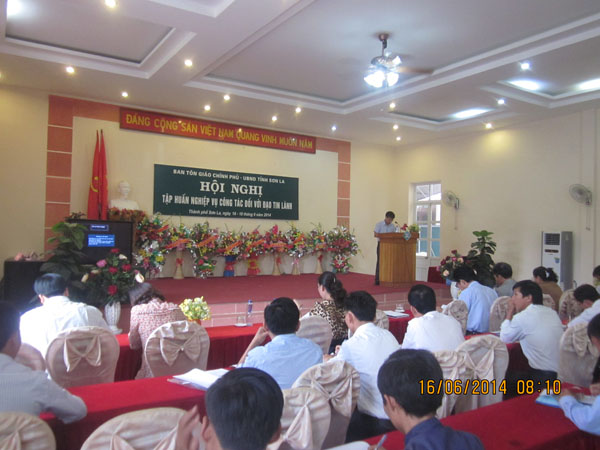 Son La province: A State religious affairs training course for officials